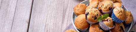 Muffin proteici al lampone e alla vaniglia