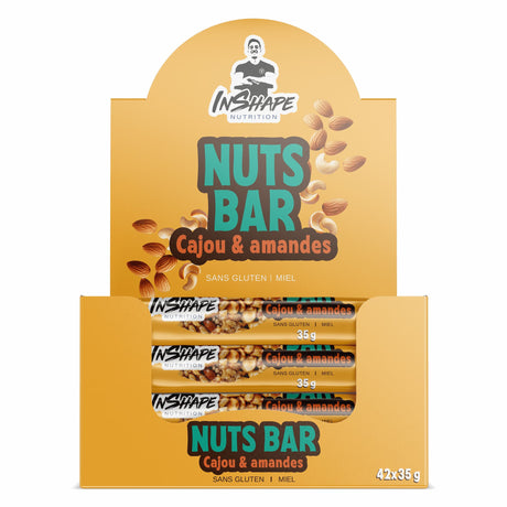 Confezione da 42 barrette Nuts Bar da 35 g 