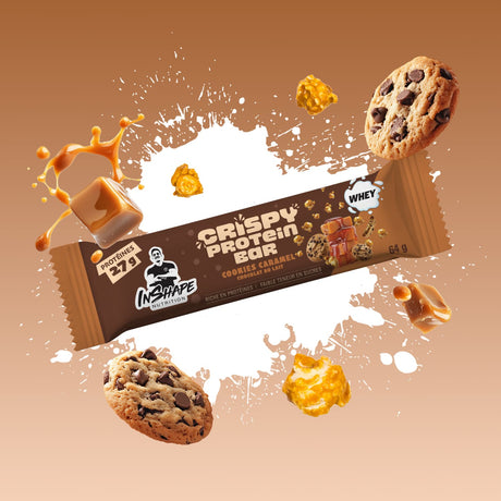 Barretta proteica croccante al caramello