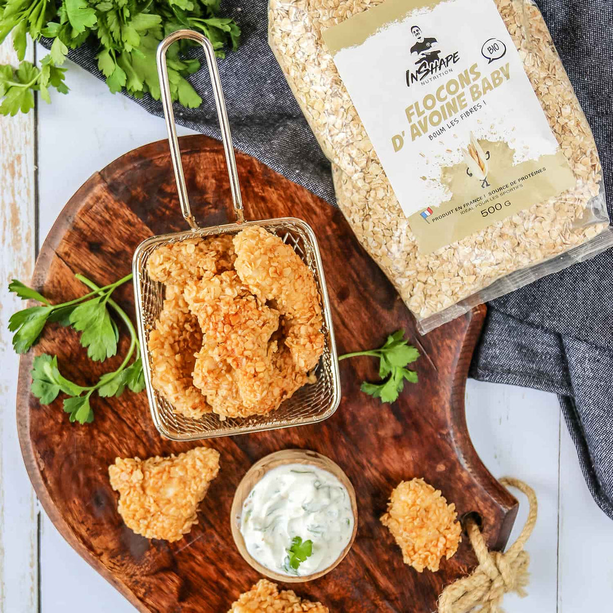 Fiocchi d'avena biologici per bambini